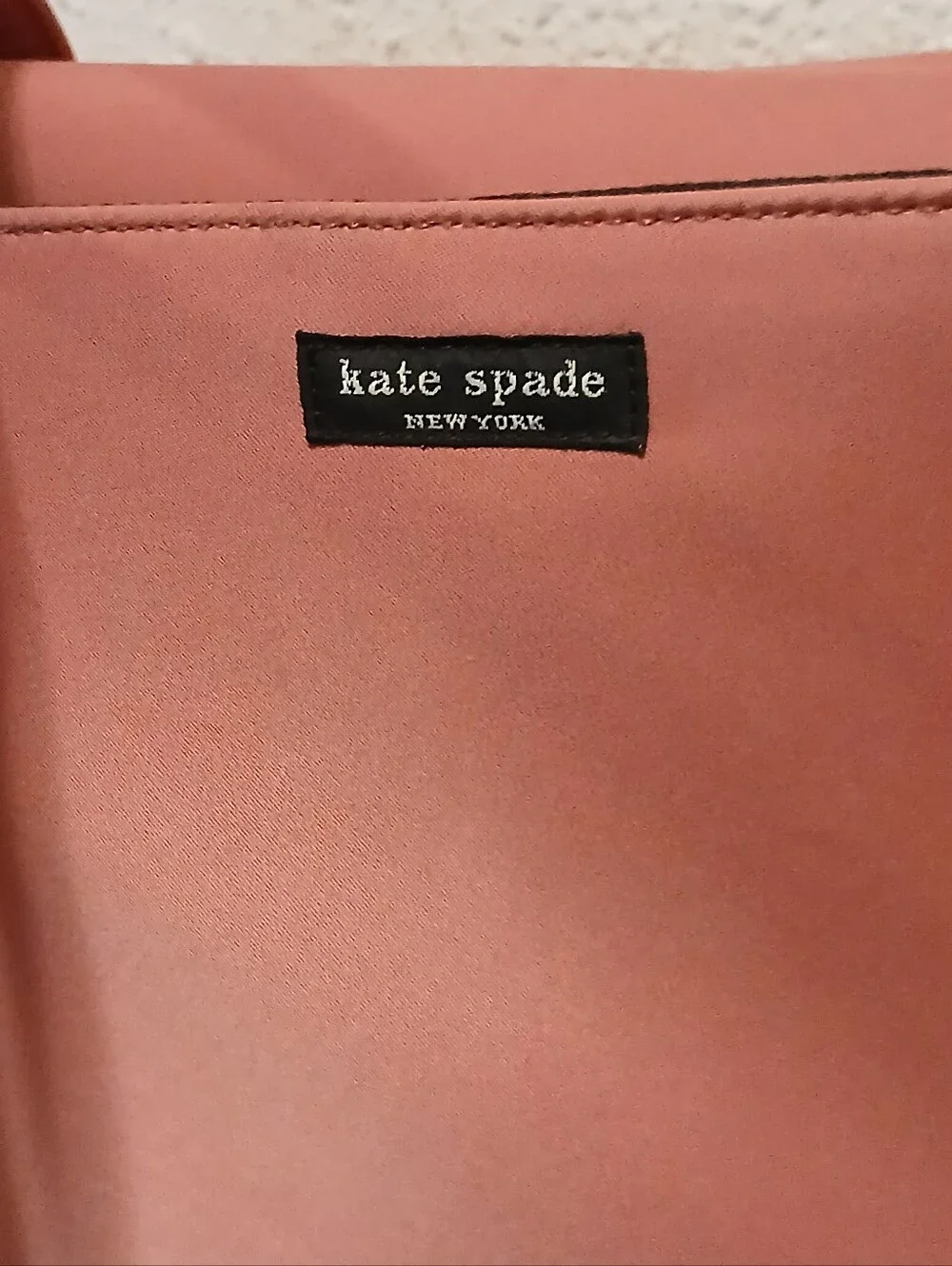 ​Kate Spade New York Pink Nylon Tote Bag Minimalist Chic